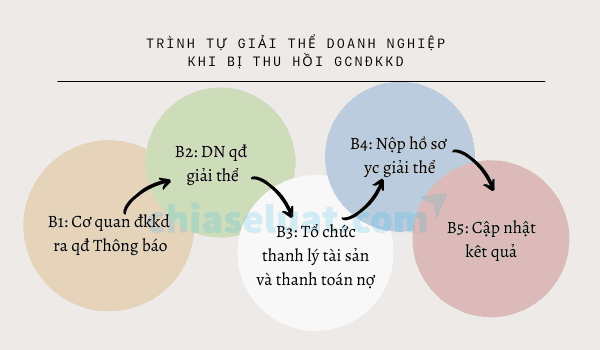Trình tự giải thể doanh nghiệp khi bị thu hồi GCNĐK Doanh nghiệp